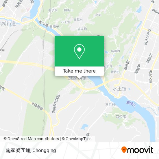 施家梁互通 map