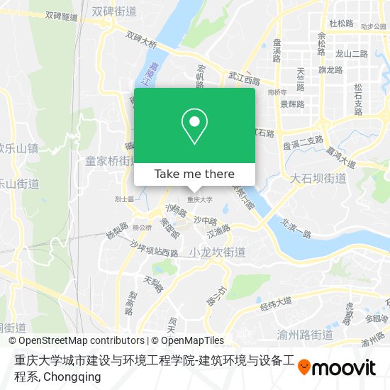重庆大学城市建设与环境工程学院-建筑环境与设备工程系 map