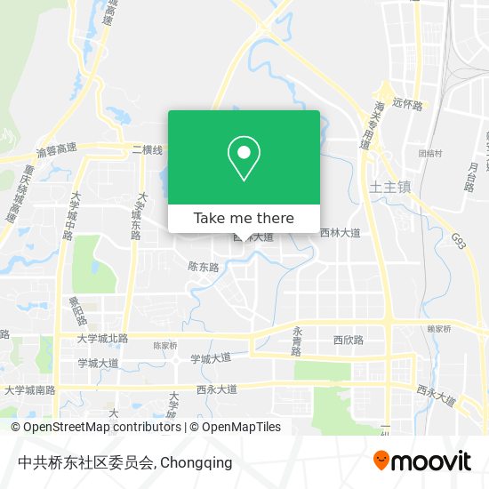 中共桥东社区委员会 map