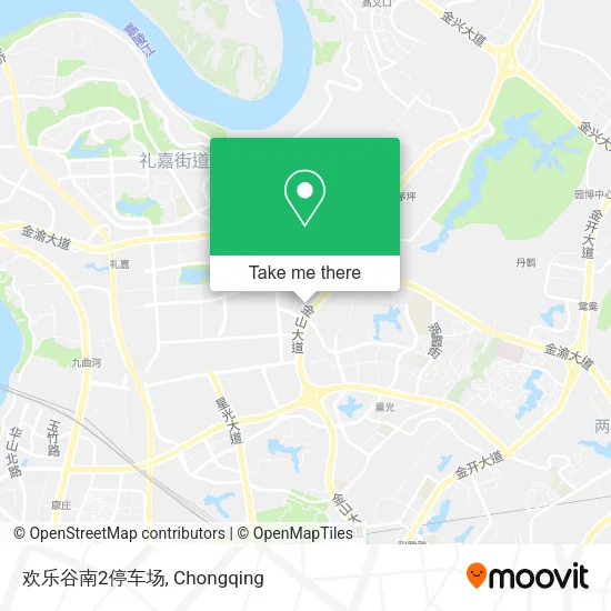 欢乐谷南2停车场 map