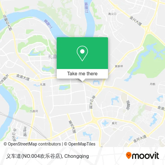 义车道(NO.004欢乐谷店) map