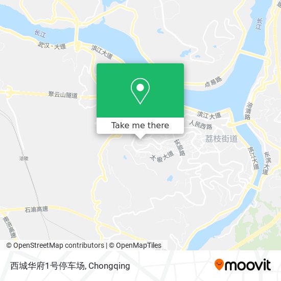 西城华府1号停车场 map