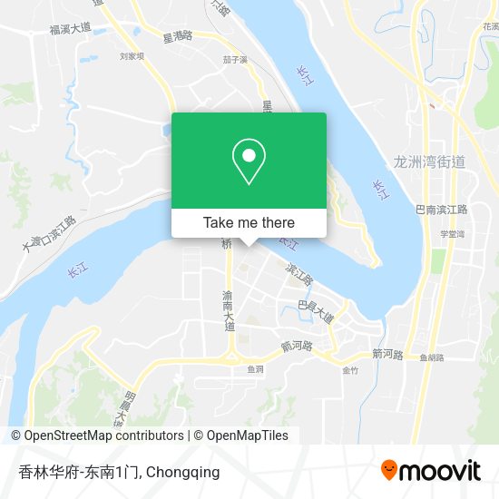香林华府-东南1门 map
