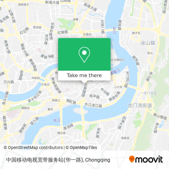 中国移动电视宽带服务站(华一路) map