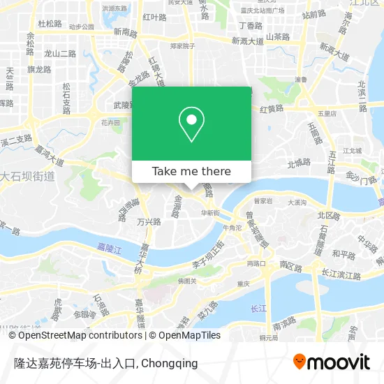 隆达嘉苑停车场-出入口 map
