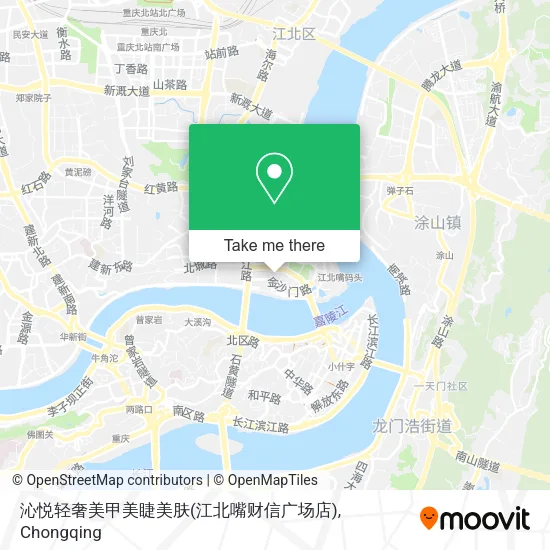 沁悦轻奢美甲美睫美肤(江北嘴财信广场店) map