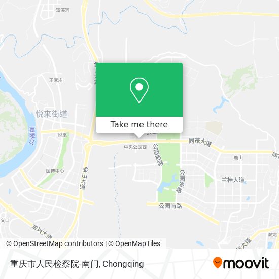 重庆市人民检察院-南门 map