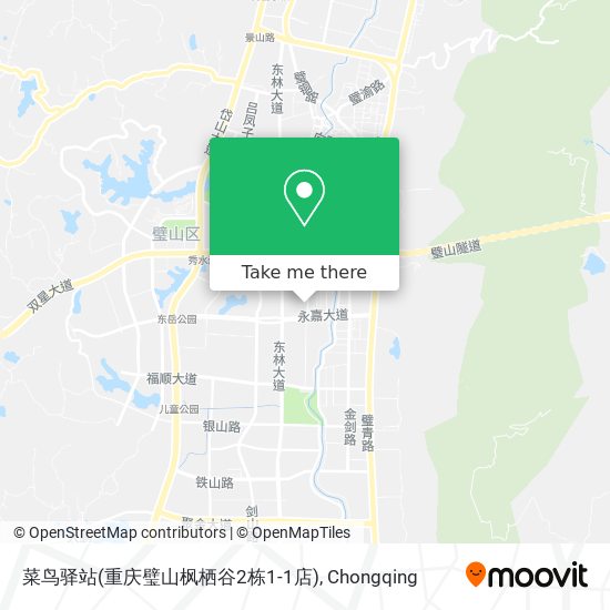 菜鸟驿站(重庆璧山枫栖谷2栋1-1店) map