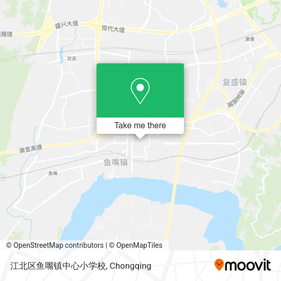 江北区鱼嘴镇中心小学校 map
