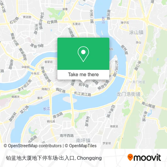 铂蓝地大厦地下停车场-出入口 map