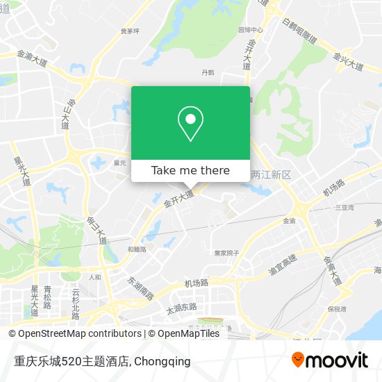 重庆乐城520主题酒店 map