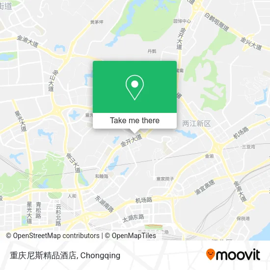 重庆尼斯精品酒店 map