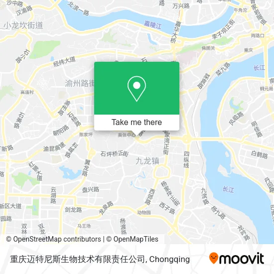 重庆迈特尼斯生物技术有限责任公司 map