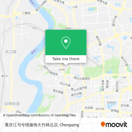 重庆江与兮情服饰大竹林总店 map