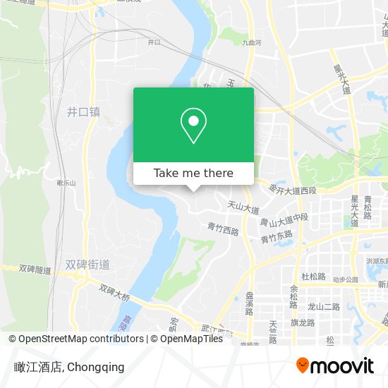 瞰江酒店 map