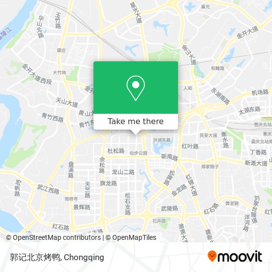 郭记北京烤鸭 map
