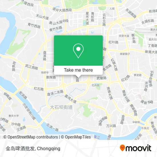 金岛啤酒批发 map