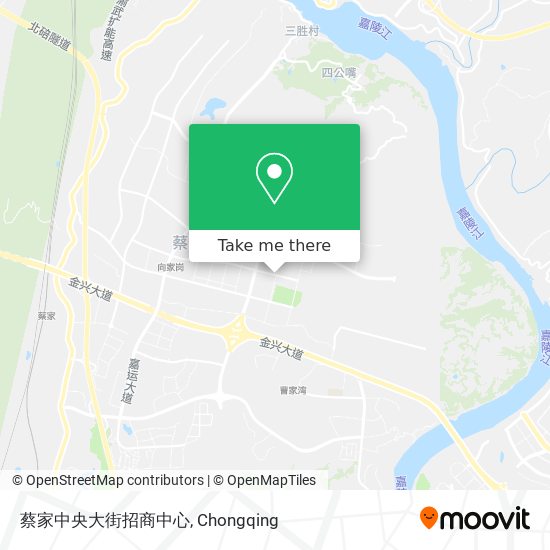 蔡家中央大街招商中心 map