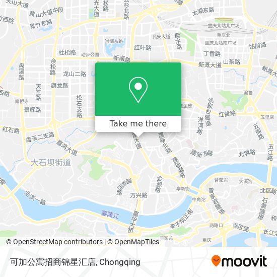 可加公寓招商锦星汇店 map