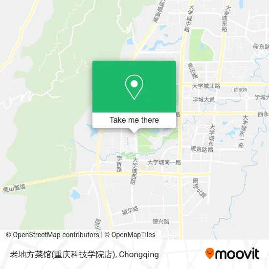 老地方菜馆(重庆科技学院店) map