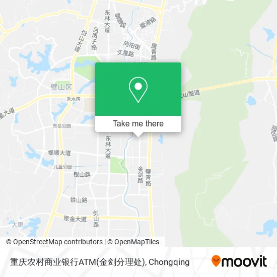 重庆农村商业银行ATM(金剑分理处) map
