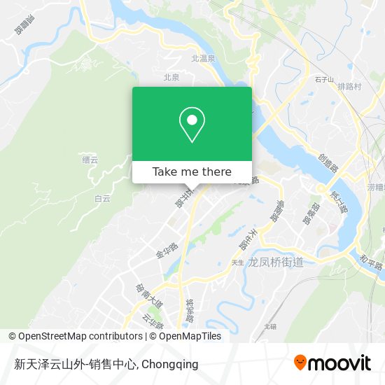 新天泽云山外-销售中心 map