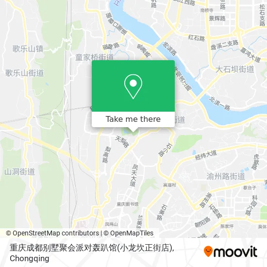 重庆成都别墅聚会派对轰趴馆(小龙坎正街店) map