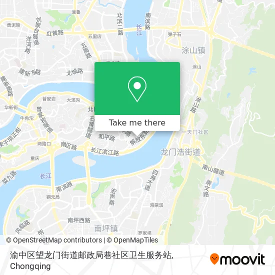 渝中区望龙门街道邮政局巷社区卫生服务站 map