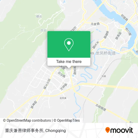 重庆兼善律师事务所 map