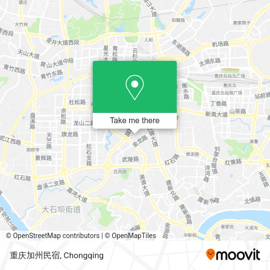 重庆加州民宿 map