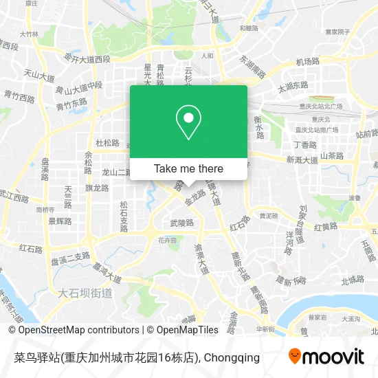 菜鸟驿站(重庆加州城市花园16栋店) map