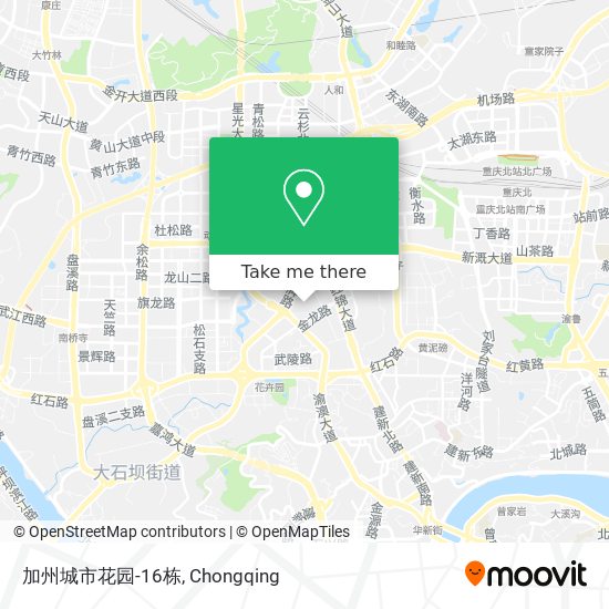 加州城市花园-16栋 map