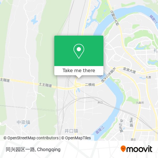 同兴园区一路 map