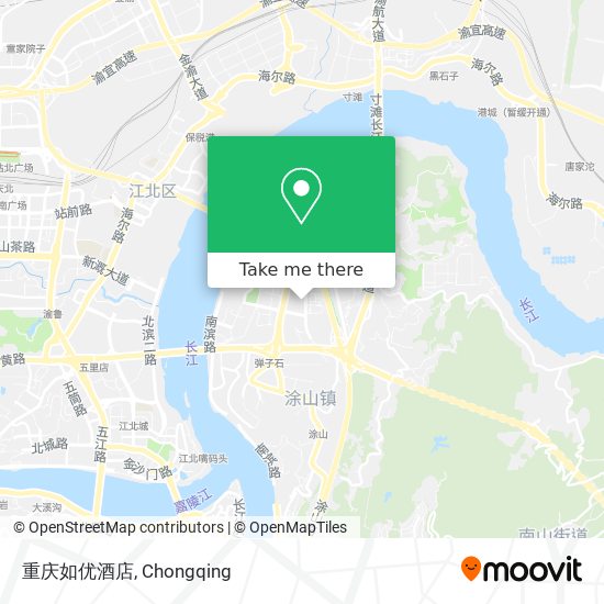 重庆如优酒店 map