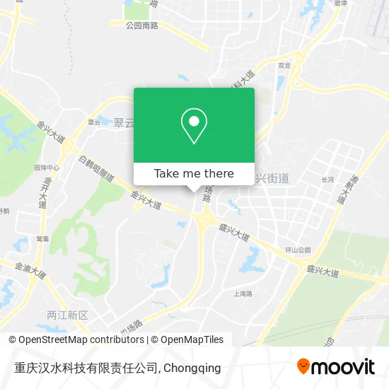 重庆汉水科技有限责任公司 map