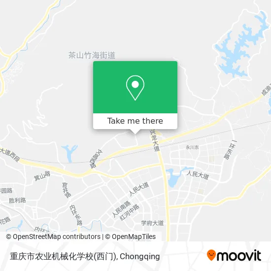 重庆市农业机械化学校(西门) map