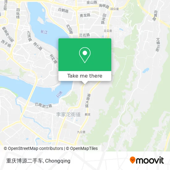 重庆博源二手车 map