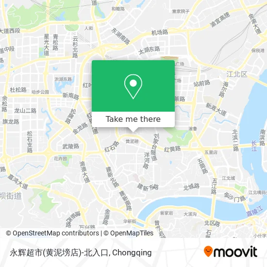 永辉超市(黄泥塝店)-北入口 map