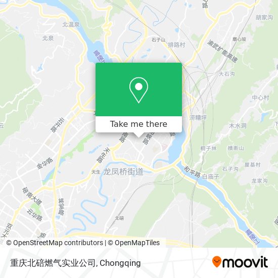 重庆北碚燃气实业公司 map