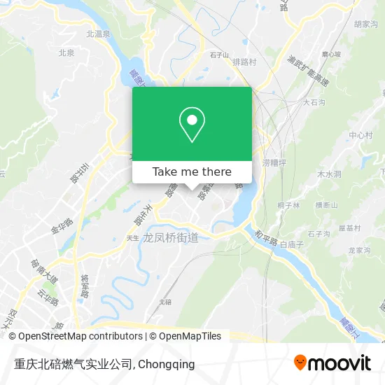 重庆北碚燃气实业公司 map