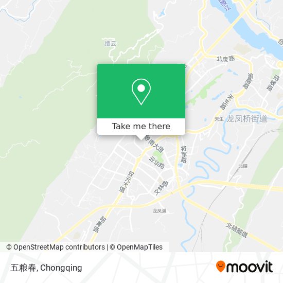 五粮春 map