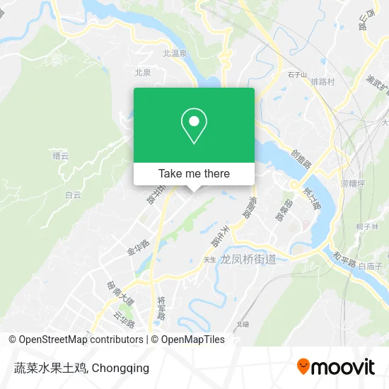 蔬菜水果土鸡 map