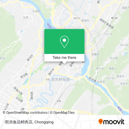 雨润食品鲜肉店 map