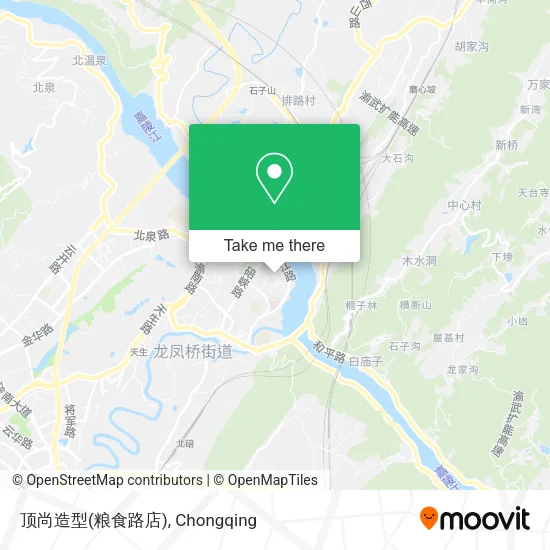 顶尚造型(粮食路店) map