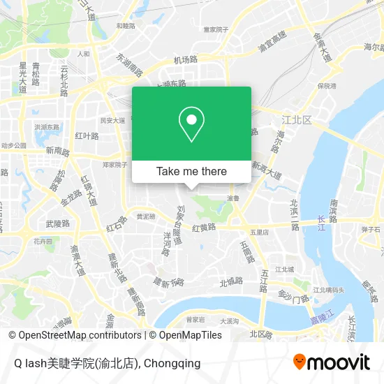 Q lash美睫学院(渝北店) map