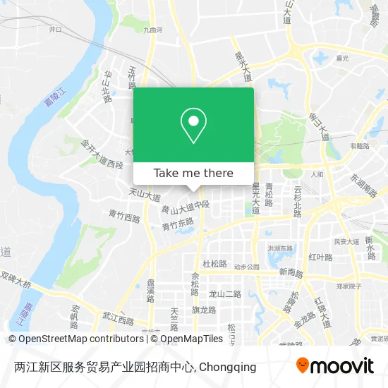 两江新区服务贸易产业园招商中心 map