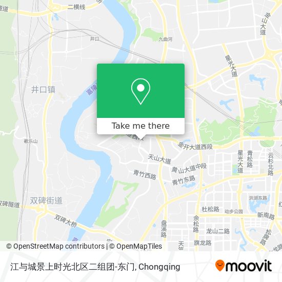 江与城景上时光北区二组团-东门 map