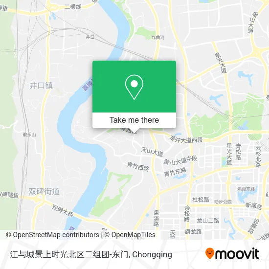 江与城景上时光北区二组团-东门 map