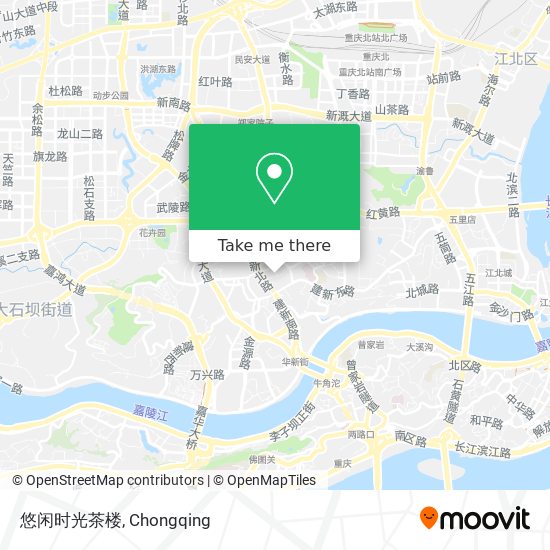 悠闲时光茶楼 map