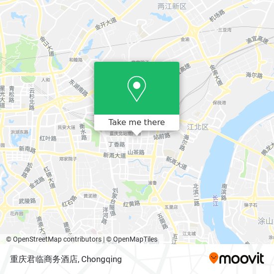 重庆君临商务酒店 map